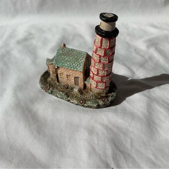 [SOLD] Vintage Christmas Village Lighthouse Ornament - Picture 2 of 4